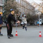 экстремальное занятие на роликах