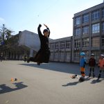 экстремальное занятие на роликах